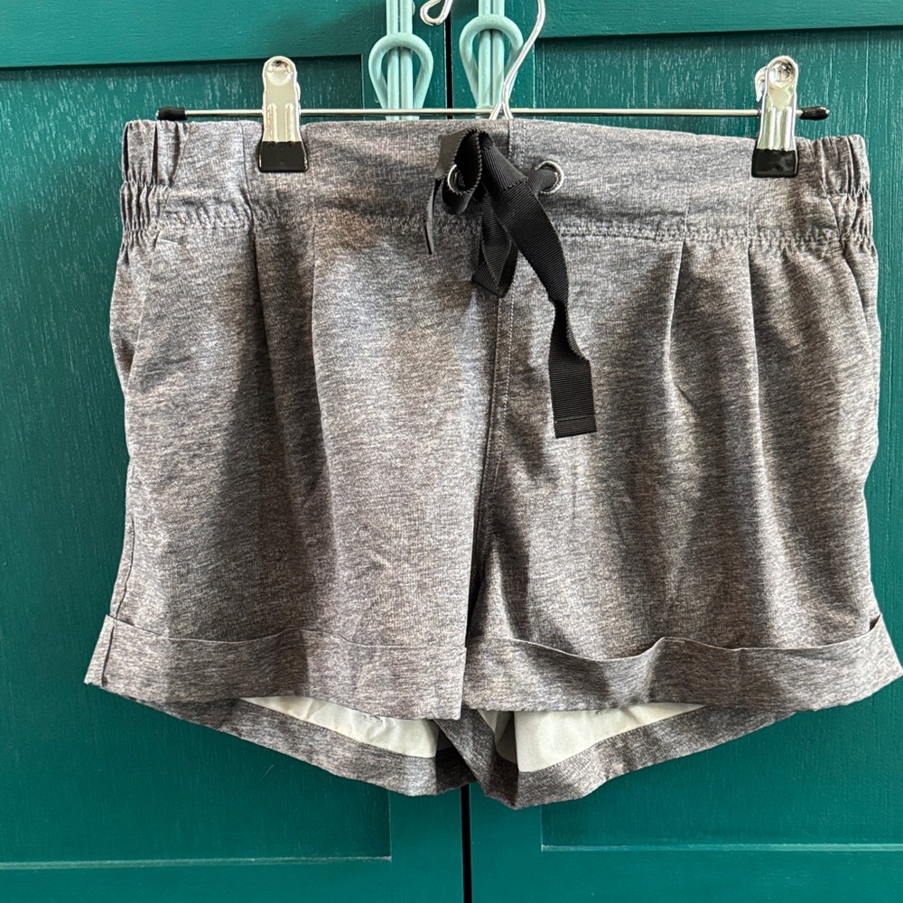 Gray Drawstring Lounge Shorts - Lululemon